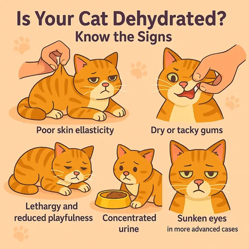 Signs Your Cat May Be Dehydrated
